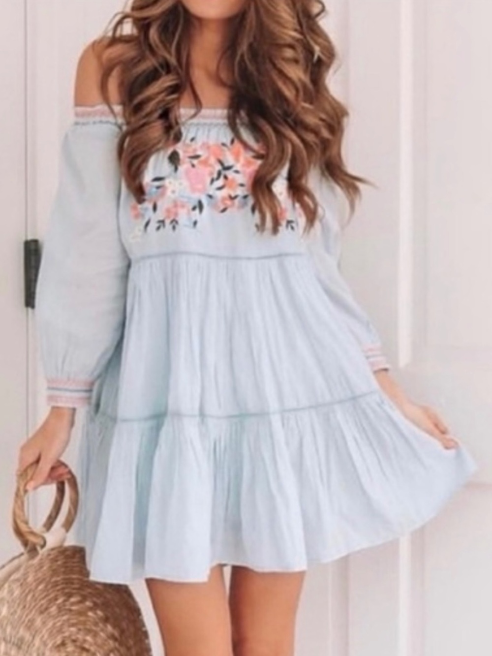 Free People Embroidered Dress